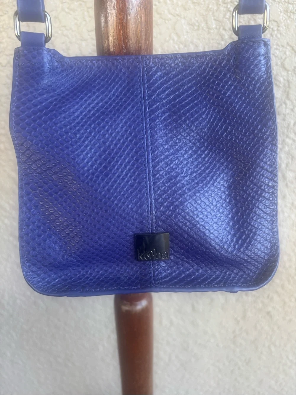Kooba Blue Leather Crossbody Bag